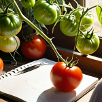 Context is Key**

*   **Prompt:** A researcher meticulously annotating a lab notebook next to a flourishing tomato plant, bathed in sunlight, with soil samples and measurement tools scattered around. Focus on the importance of detailed observation.

**