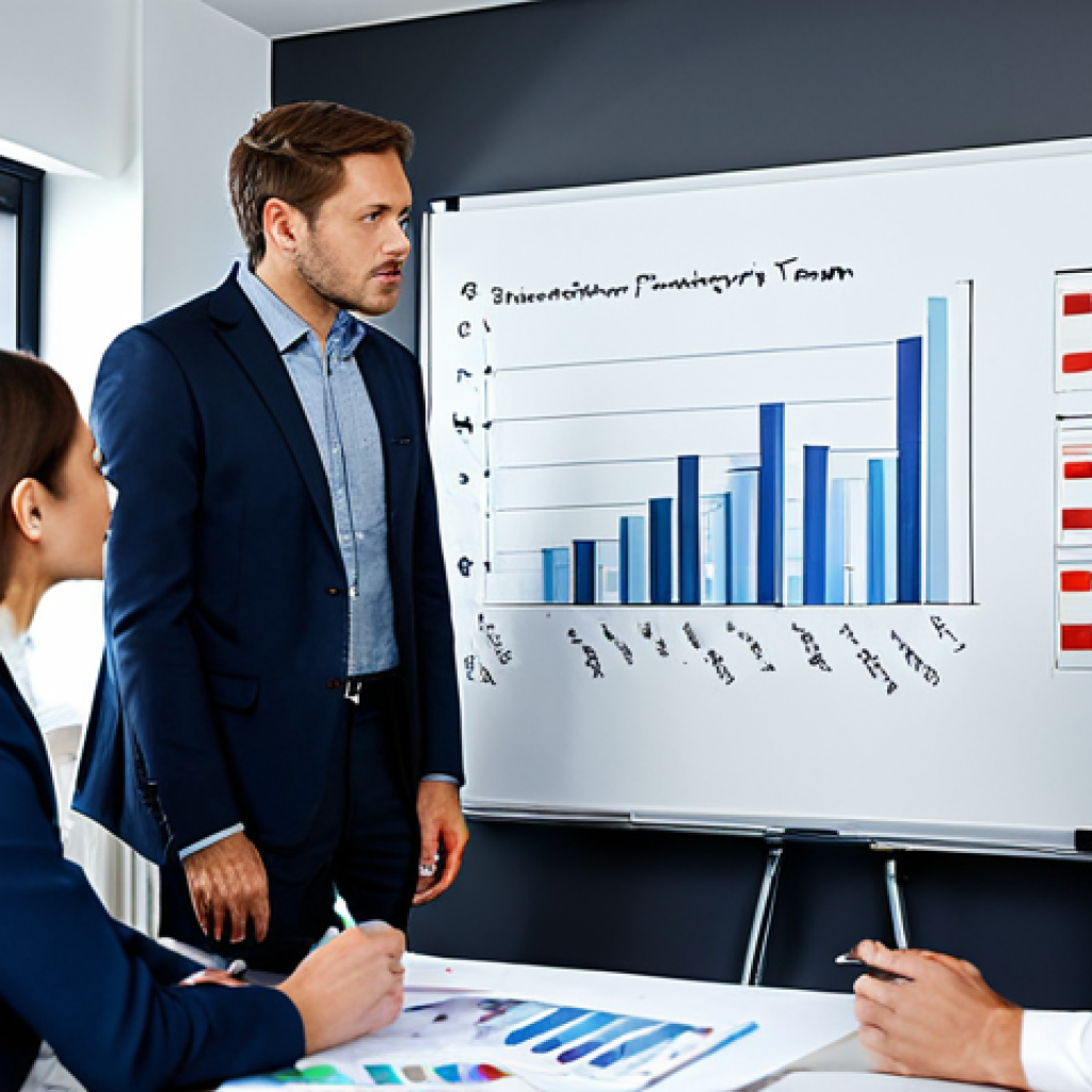 Business Strategy**
"A professional business team brainstorming in a modern office, discussing charts and graphs on a whiteboard, fully clothed, appropriate attire, safe for work, perfect anatomy, natural proportions, professional photography, high quality. The scene emphasizes collaboration and strategic planning. Modest business attire."
**