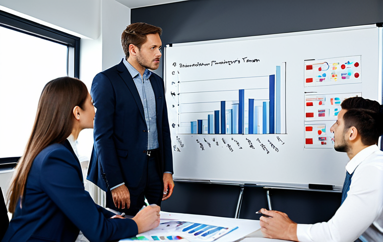 Business Strategy**
"A professional business team brainstorming in a modern office, discussing charts and graphs on a whiteboard, fully clothed, appropriate attire, safe for work, perfect anatomy, natural proportions, professional photography, high quality. The scene emphasizes collaboration and strategic planning. Modest business attire."
**