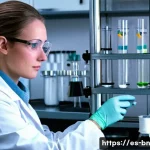 Home 15 실험 설계의 반복성과 재현성 - **Prompt:** "A highly detailed, realistic photograph of a female scientist, aged 30s, with her hair ...